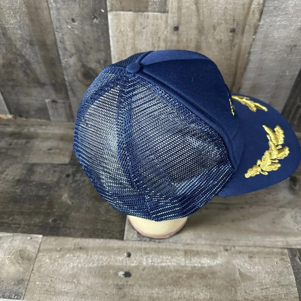 John's Salt Service‎ JSS Employee Worker Mesh Trucker Hat Scrambled Eggs